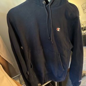 Excellent condition navy blue champion hoodie